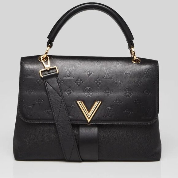 Louis Vuitton Black Monogram Leather Very One Handle Bag - Picture 1 of 11